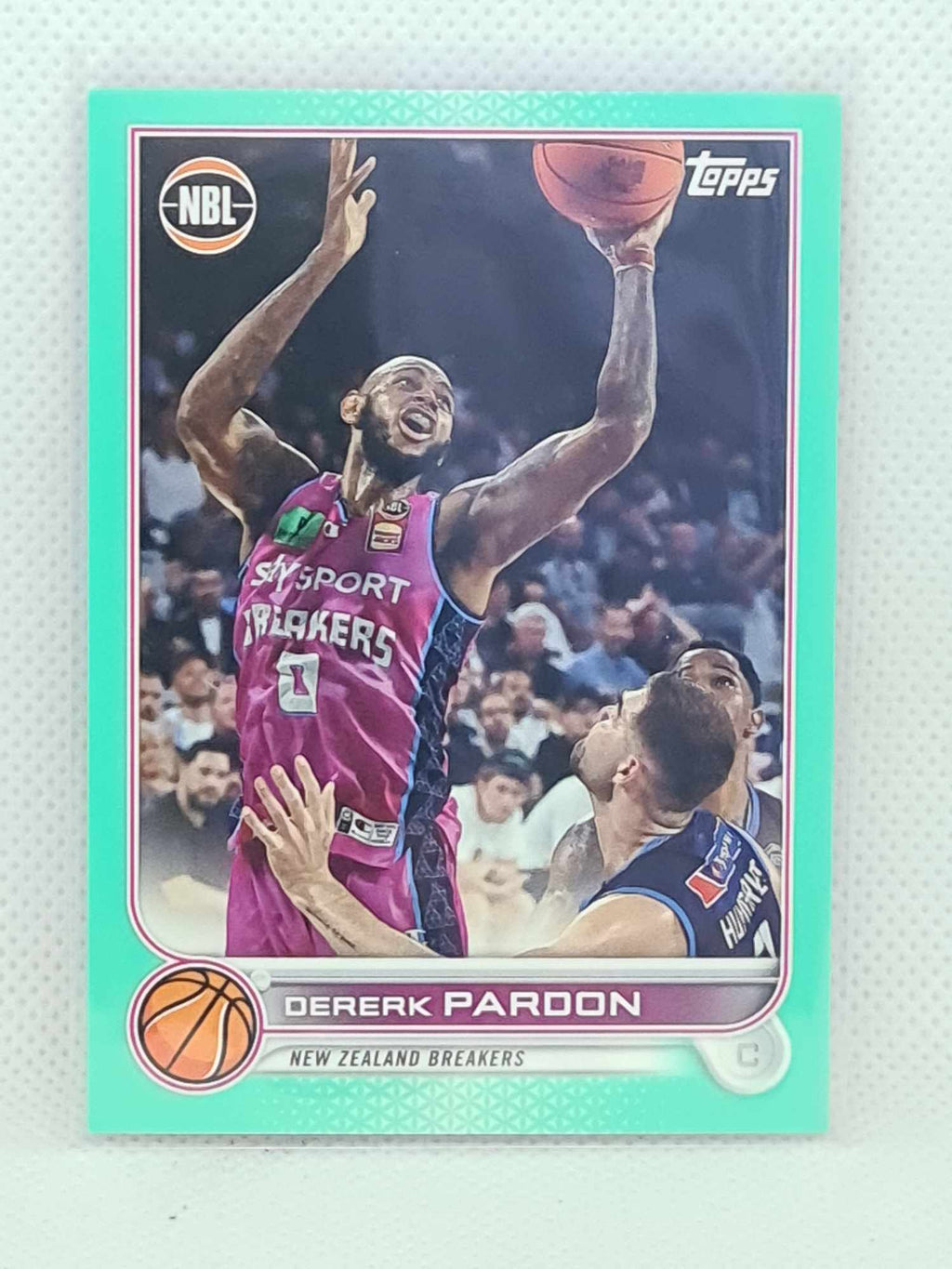 2022-23 Topps NBL - Aqua Parallel - #59 - Dererk Pardon 063/199 Breakers