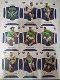 2023 NRL Elite - Base Team Set 9 Cards - Raiders