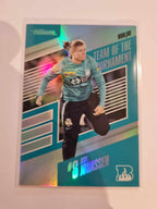 2023 Cricket Australia trading cards. 22/23 Team of the Tournament featuring Jess Jonaseen of the Heat.