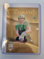 2023 Cricket Australia trading cards. Decorated Parallel insert series featuring Joe Clarke of the Stars #001/147.