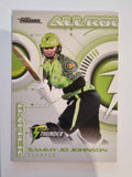 2023 Cricket Australia trading cards. All-Rounders insert series featuring Sammy-Jo Johnson of the Thunder.