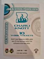 2023 Cricket Australia trading cards. All-Rounders insert series featuring Charli Knott of the Heat.