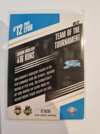 2023 Cricket Australia Trading Cards. Insert series 22/23 Team of the Tournament featuring Chris Lynn of the Adelaide Strikers.