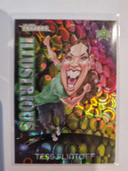 2023 Cricket Australia trading card insert series Illustrious featuring Tess Flintoff of the Stars.