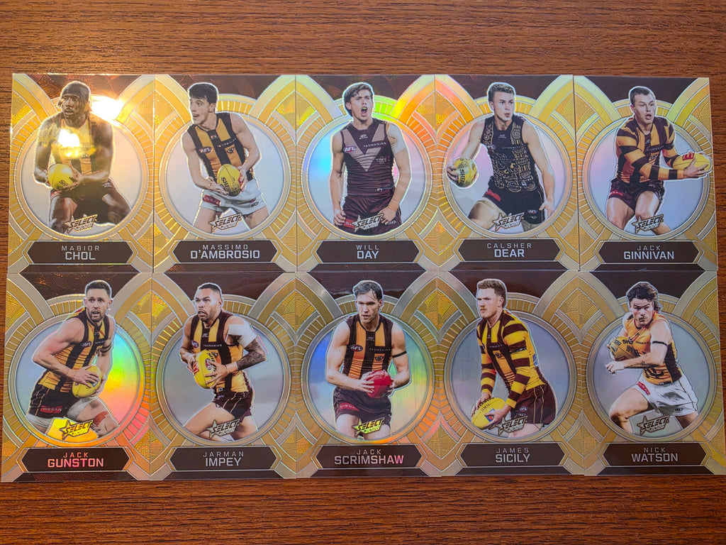 2026 AFL Footy Stars Luminous Base Full Set (180 Cards)