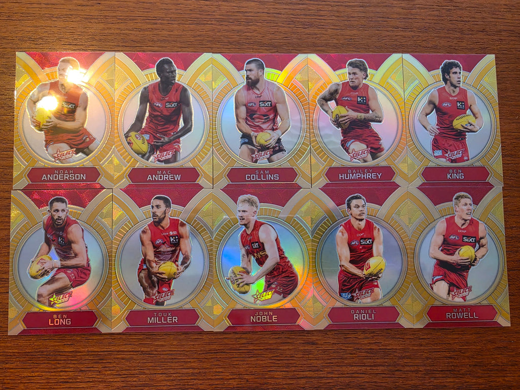 2026 AFL Footy Stars Luminous Base Full Set (180 Cards)