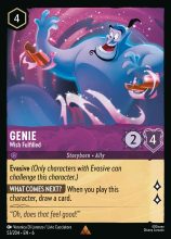 Lorcana Azurite Sea - Genie - Wish Granted - #53/204 - Rare