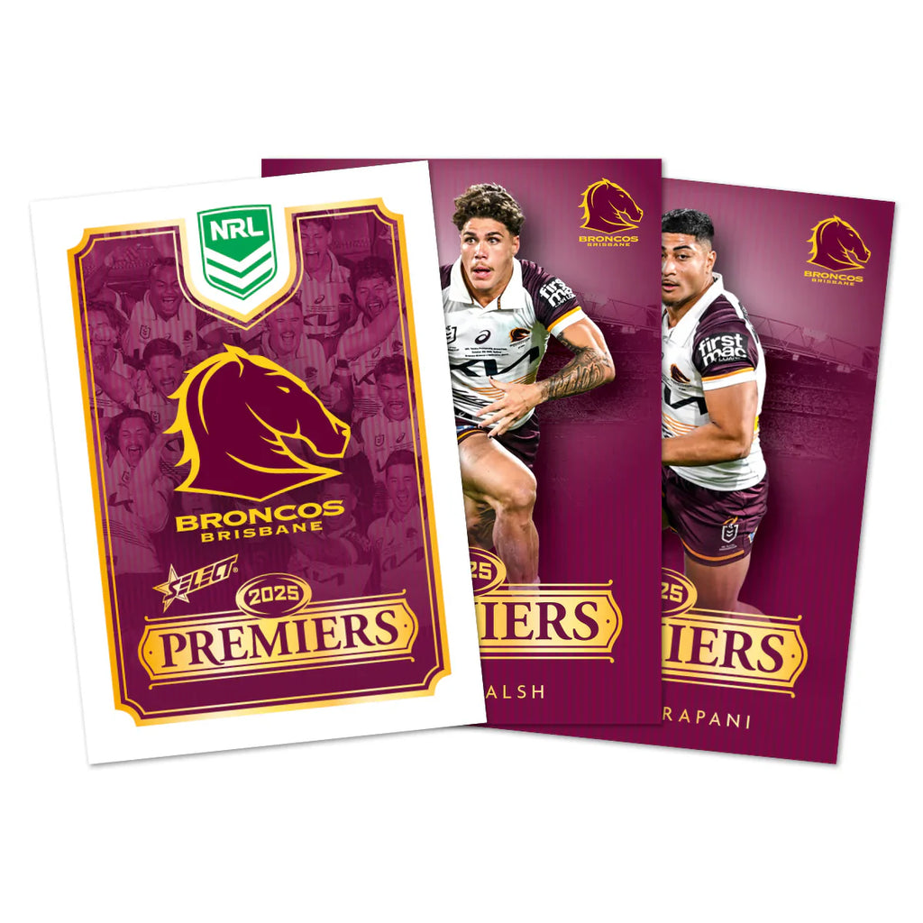 2025 Select NRL | Brisbane Broncos Premiers Set | 25 Cards