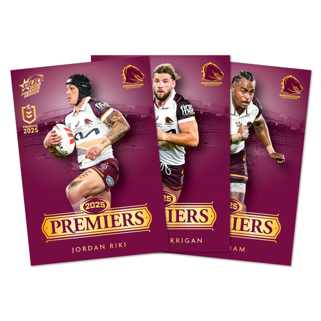 2025 Select NRL | Brisbane Broncos Premiers Set | 25 Cards
