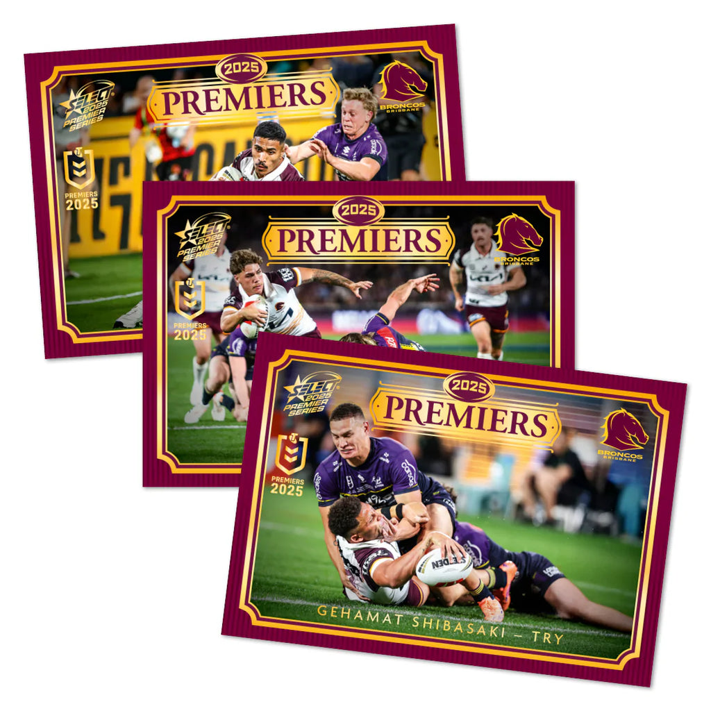 2025 Select NRL | Brisbane Broncos Premiers Set | 25 Cards