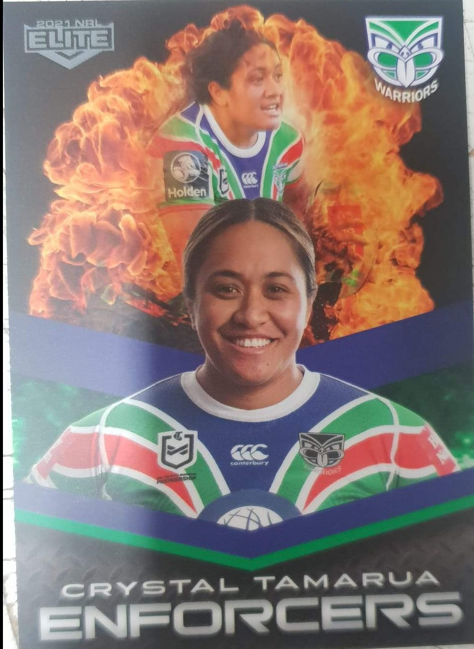 Enforcers - E40 - Crystal Tamarua - NZ Warriors - NRLW - 2021 Elite NRL