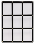 Ultra Pro 9 Card Screwdown Black Frame Card Holder