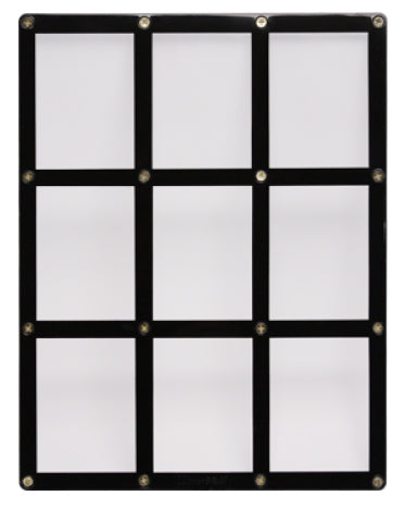 Ultra Pro 9 Card Screwdown Black Frame Card Holder