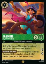 Lorcana Azurite Sea - Jasmine - Royal Commodore - #84/204 - Legendary