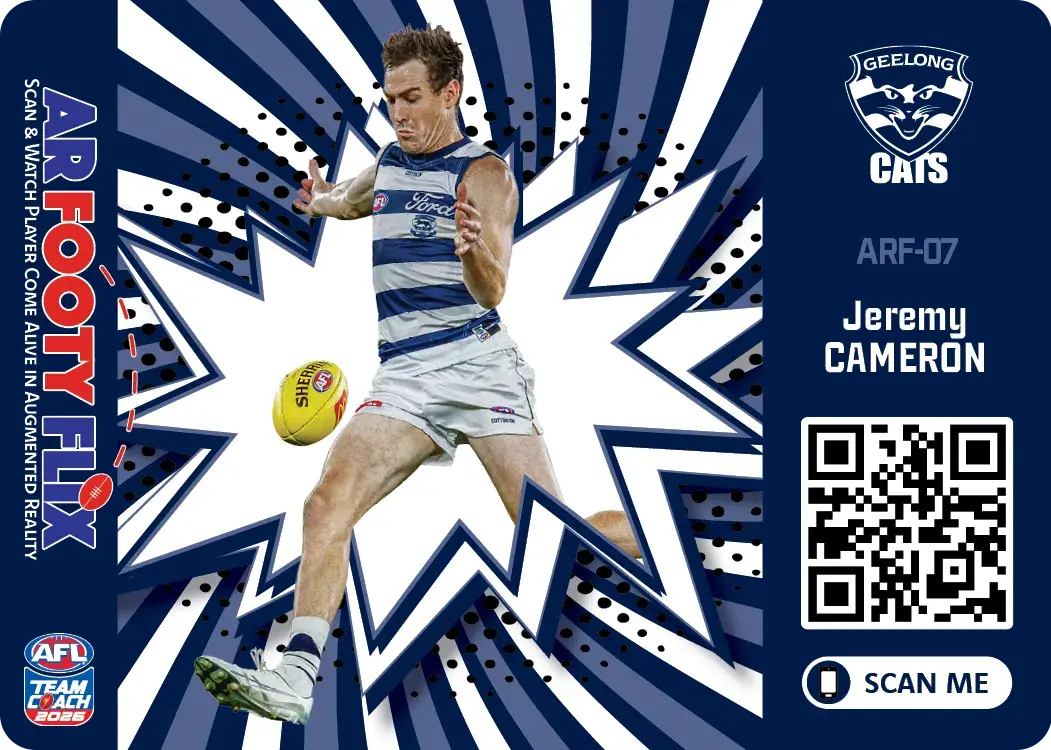 Teamcoach 2026 AR Footy Flix ARF-07 Jeremy Cameron - Geelong Cats