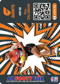 Teamcoach 2026 AR Footy Flix ARF-09 Finn Callaghan - GWS Giants