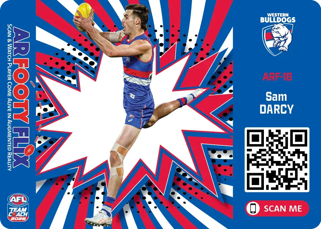 Teamcoach 2026 AR Footy Flix ARF-18 Sam Darcy - Western Bulldogs