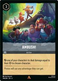Lorcana Azurite Sea - Ambush! - #198/204 - Rare