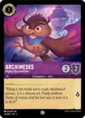 Lorcana - First Chapter - Archimedes - Highly Educated Owl - 36/204 - Common