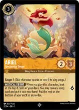Lorcana - First Chapter - Ariel - Spectacular Singer - 2/204 - Super Rare