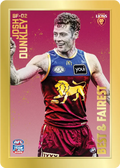 Teamcoach 2026 Best & Fairest Gold BF-02 Josh Dunkley - Brisbane Lions