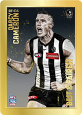 Teamcoach 2026 Best & Fairest Gold BF-04 Darcy Cameron - Collingwood Magpies