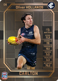 Teamcoach 2026 Base Bronze Card #06 Oliver Hollands - Carlton Blues