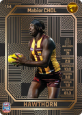 Teamcoach 2026 Base Bronze Card #154 Mabior Chol - Hawthorn