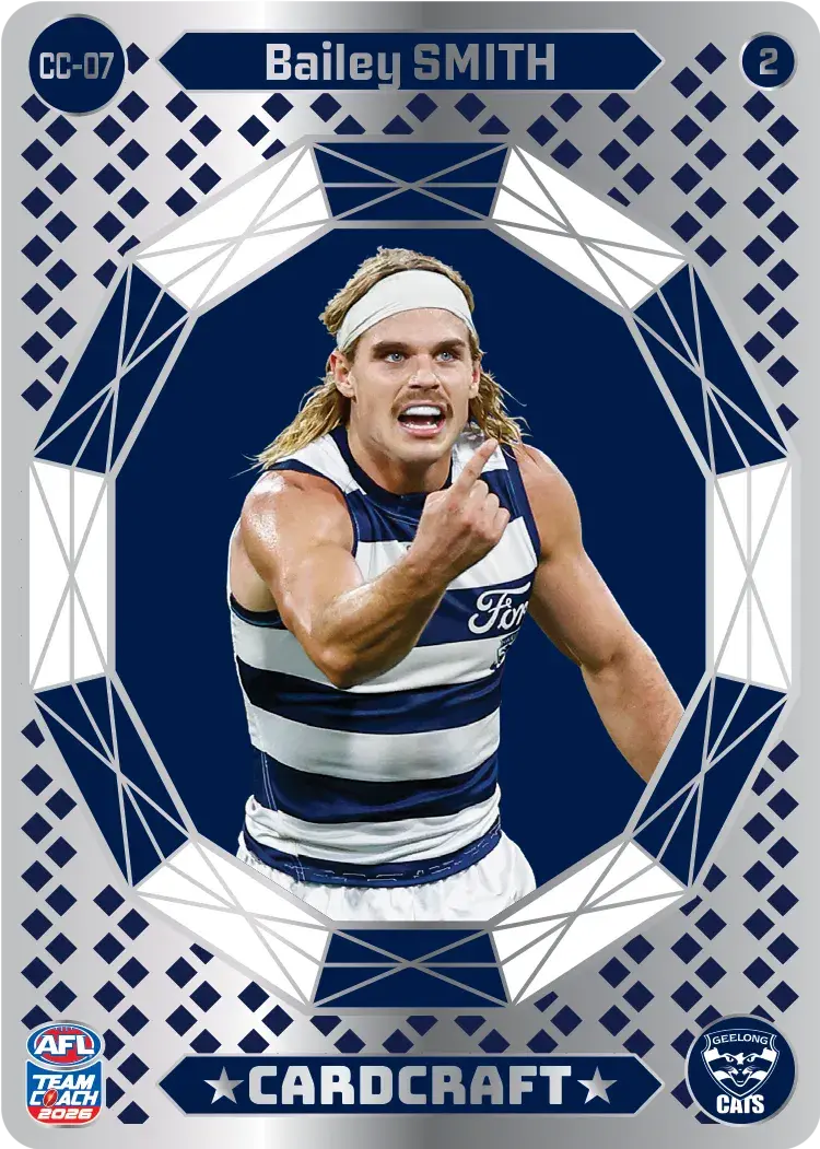 Teamcoach 2026 Card Craft CC-07 Bailey Smith #2 - Geelong Cats