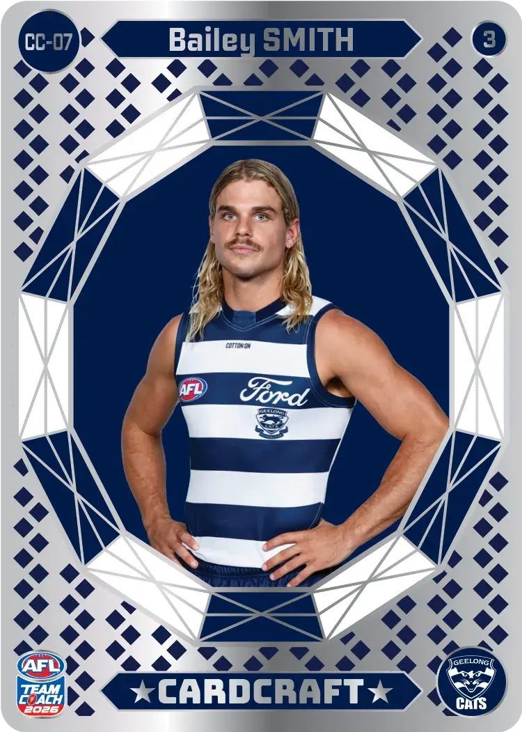 Teamcoach 2026 Card Craft CC-07 Bailey Smith #3 - Geelong Cats