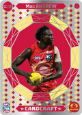 Teamcoach 2026 Card Craft CC-08 Mac Andrew #1 - Gold Coast Suns