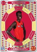 Teamcoach 2026 Card Craft CC-08 Mac Andrew #3 - Gold Coast Suns