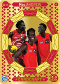 Teamcoach 2026 Card Craft CC-08 Mac Andrew #4 - Gold Coast Suns