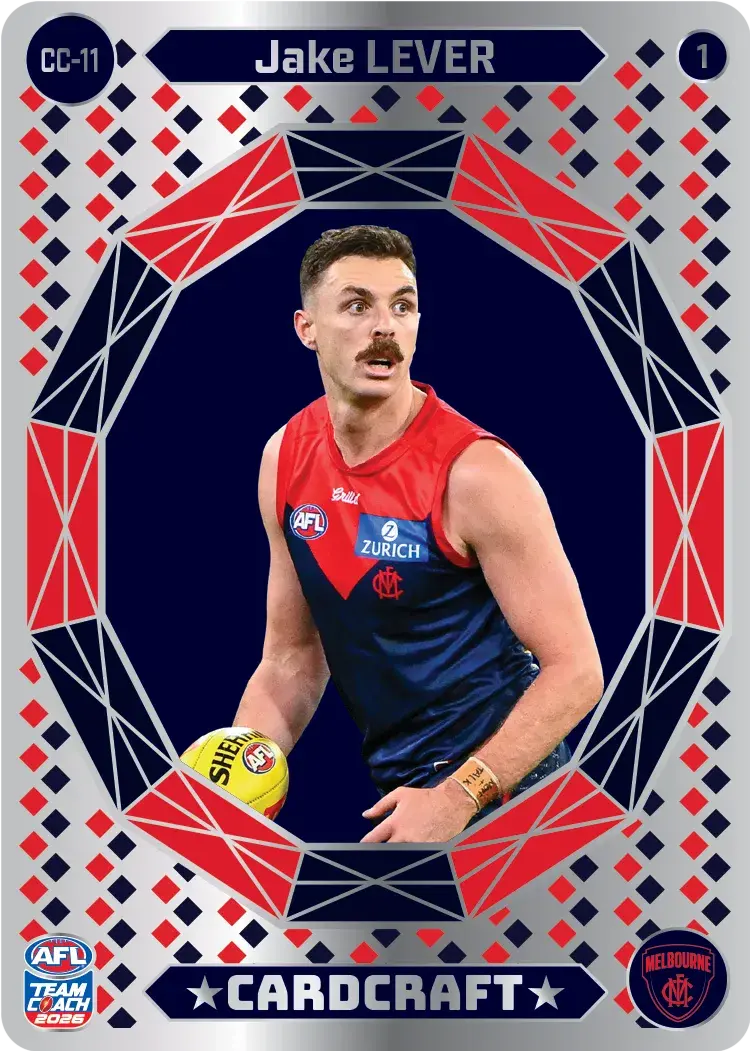 Teamcoach 2026 Card Craft CC-11 Jake Lever #1 - Melbourne Demons