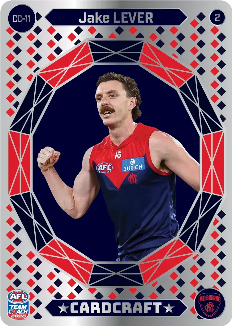 Teamcoach 2026 Card Craft CC-11 Jake Lever #2 - Melbourne Demons
