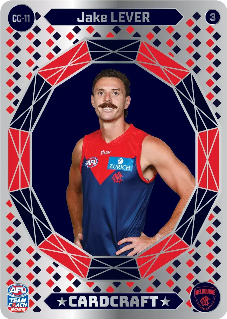 Teamcoach 2026 Card Craft CC-11 Jake Lever #3 - Melbourne Demons