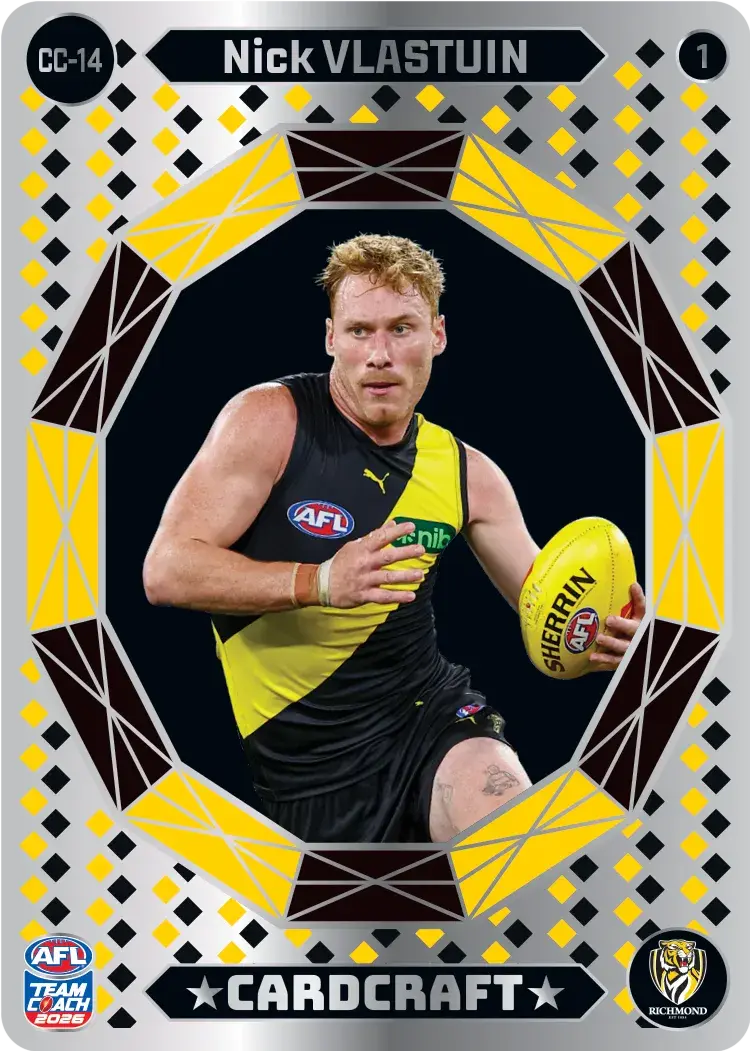 Teamcoach 2026 Card Craft CC-14 Nick Vlastuin #1 - Richmond Tigers