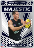 Teamcoach 2026 Card Craft Majestic CCM-03 Jacob Weitering #1 - Carlton Blues