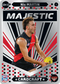 Teamcoach 2026 Card Craft Majestic CCM-05 Nic Martin #1 - Essendon Bombers
