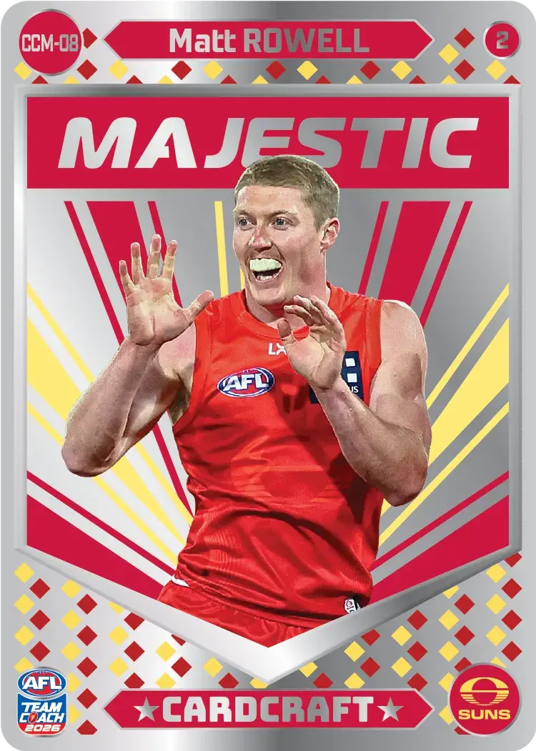 Teamcoach 2026 Card Craft Majestic CCM-09 Lachie Whitfield #2 - GWS Giants
