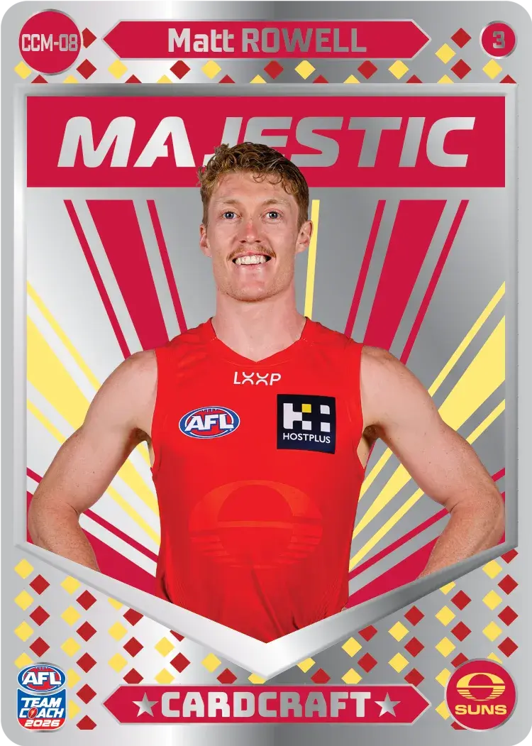 Teamcoach 2026 Card Craft Majestic CCM-09 Lachie Whitfield #3 - GWS Giants
