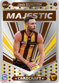 Teamcoach 2026 Card Craft Majestic CCM-10 Jack Gunston #1 - Hawthorn Hawks