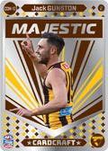 Teamcoach 2026 Card Craft Majestic CCM-10 Jack Gunston #2 - Hawthorn Hawks