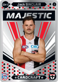 Teamcoach 2026 Card Craft Majestic CCM-15 Jack Sinclair #3 - St Kilda Saints