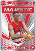 Teamcoach 2026 Card Craft Majestic CCM-16 Chad Warner #1 - Sydney Swans