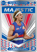 Teamcoach 2026 Card Craft Majestic CCM-18 Aaron Naughton #2 - Western Bulldogs