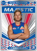 Teamcoach 2026 Card Craft Majestic CCM-18 Aaron Naughton #3 - Western Bulldogs