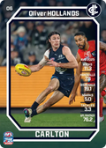 Teamcoach 2026 Base Common Card #06 Oliver Hollands - Carlton Blues