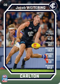 Teamcoach 2026 Base Common Card #08 Jacob Weitering - Carlton Blues