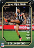 Teamcoach 2026 Base Common Card #11 Scott Pendlebury - Collingwood